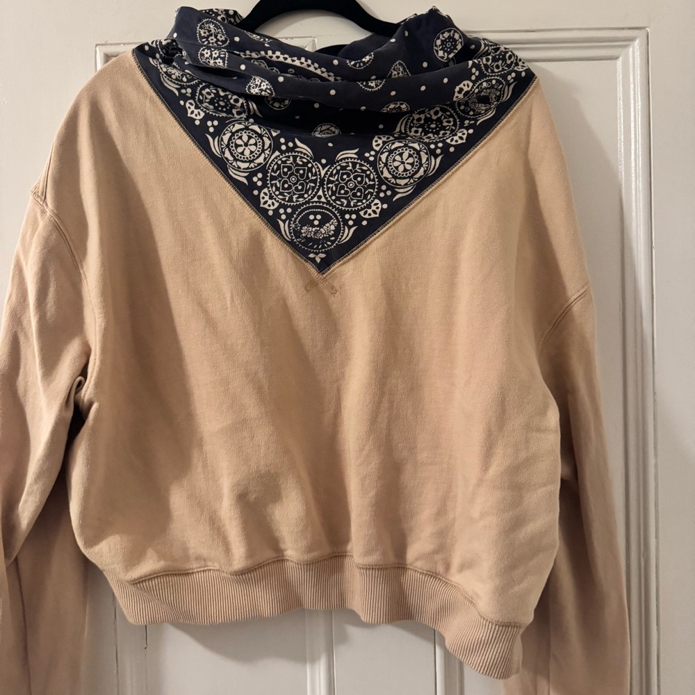 Free people bandana sweatshirt